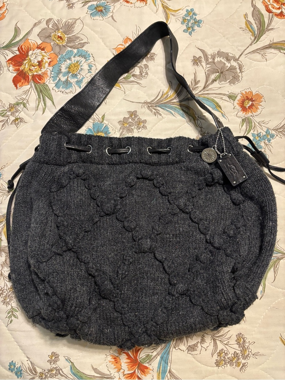 UGG slouch knit bag